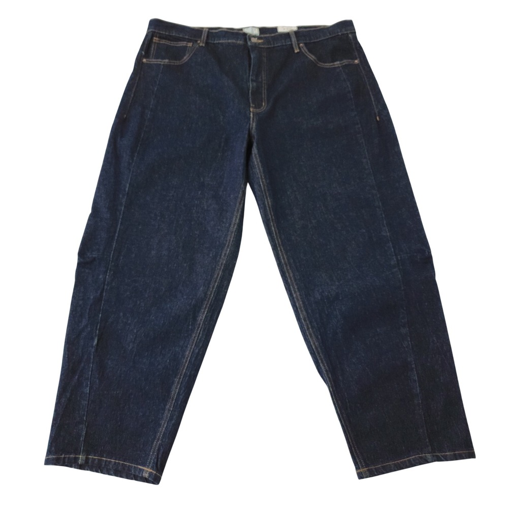 NWT Time and Tru Womens Balloon Jeans Dark Wash High Rise Denim Size 20